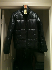 Marc Jacobs Black Puffer Jacket Size Small