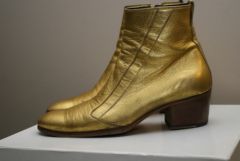 Dior Homme gold boots
