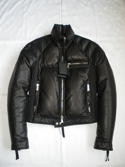 Dsquared2 Runway Biker Leather Down Jacket(Limited Edition) 