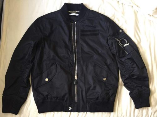 Givenchy MA-1 Bomber Flight Jacket, Black - outerwear - superfuture ...