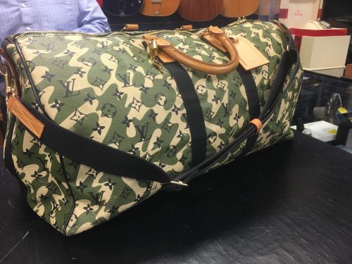 camouflage louis vuitton duffle bag