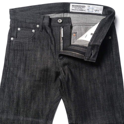 Neighborhood Rigid . Narrow / 14Oz-Pt Black and Indigo PACK