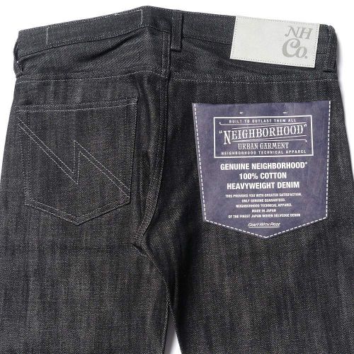 Neighborhood Rigid . Narrow / 14Oz-Pt Black and Indigo PACK